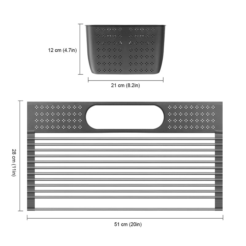 Dish Drainer Bridge for Kitchen