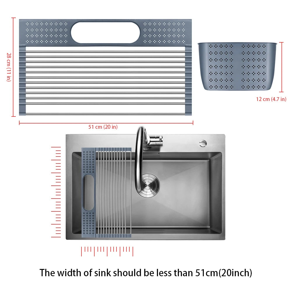 Dish Drainer Bridge for Kitchen