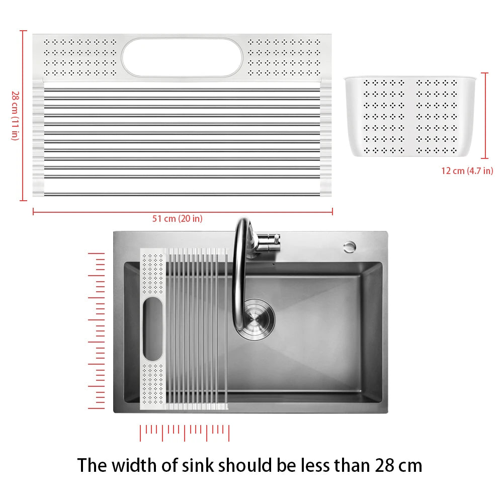 Dish Drainer Bridge for Kitchen