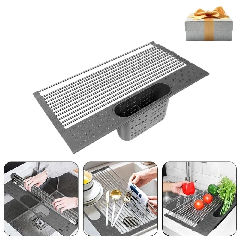 Dish Drainer Bridge for Kitchen