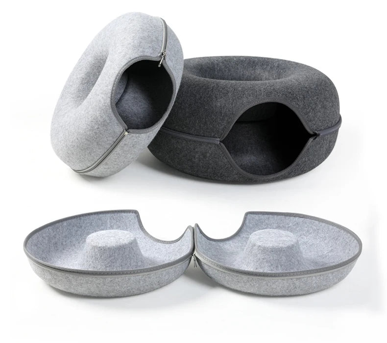 Donut Cat Tunnel Bed
