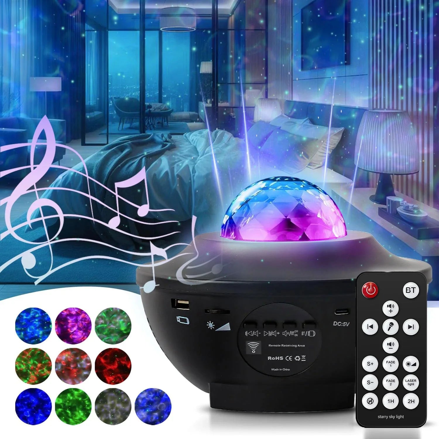 Starry Projector Galaxy Night Light