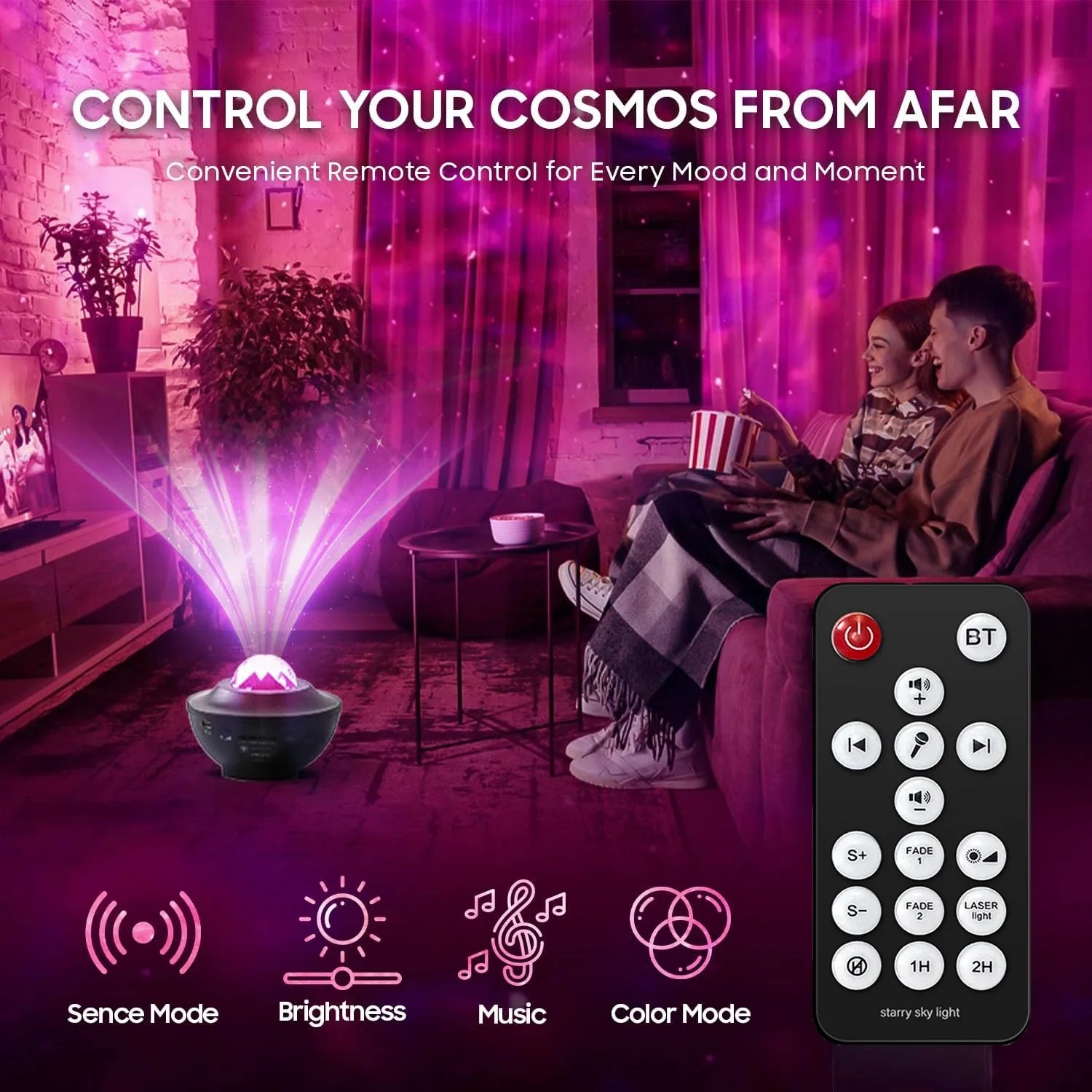 Starry Projector Galaxy Night Light