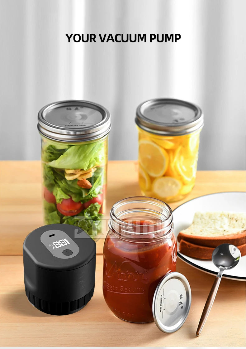 Electric Mason Jar Vacuum Sealer