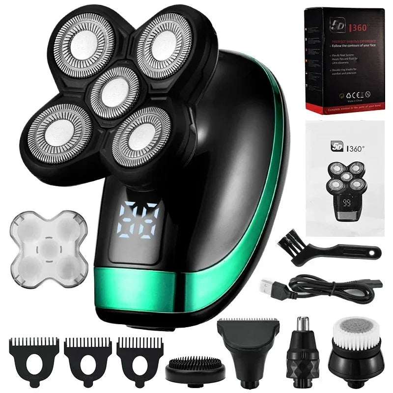 5-in-1 Electric Head Shavers