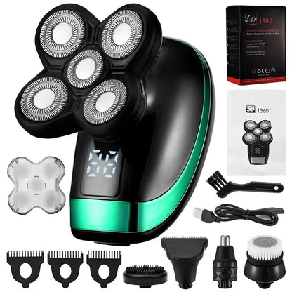5-in-1 Electric Head Shavers