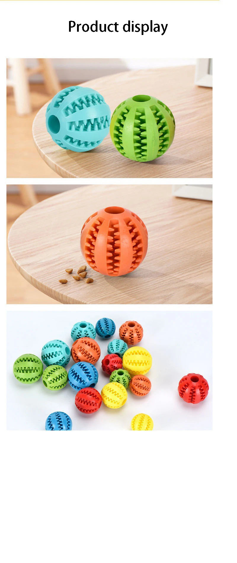 Pet Interactive Rubber Balls