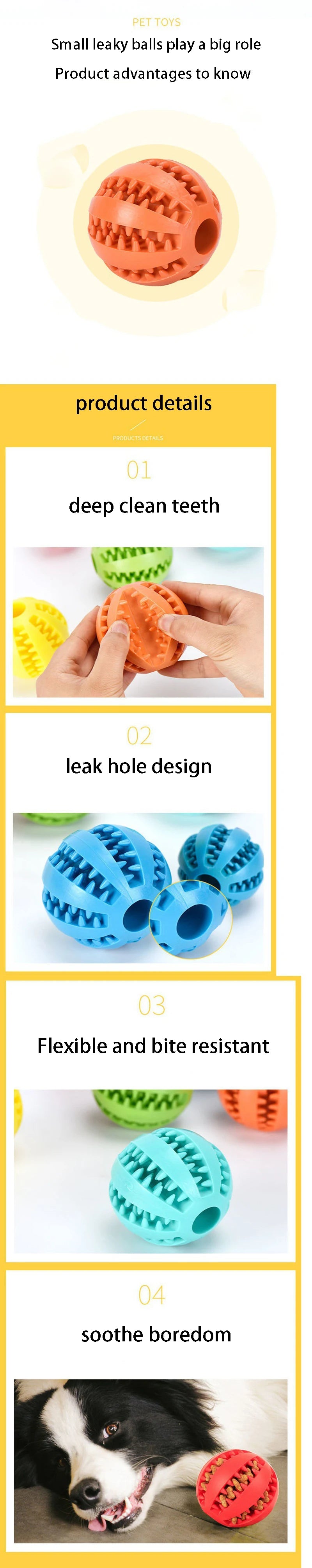 Pet Interactive Rubber Balls