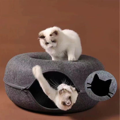 Donut Cat Tunnel Bed