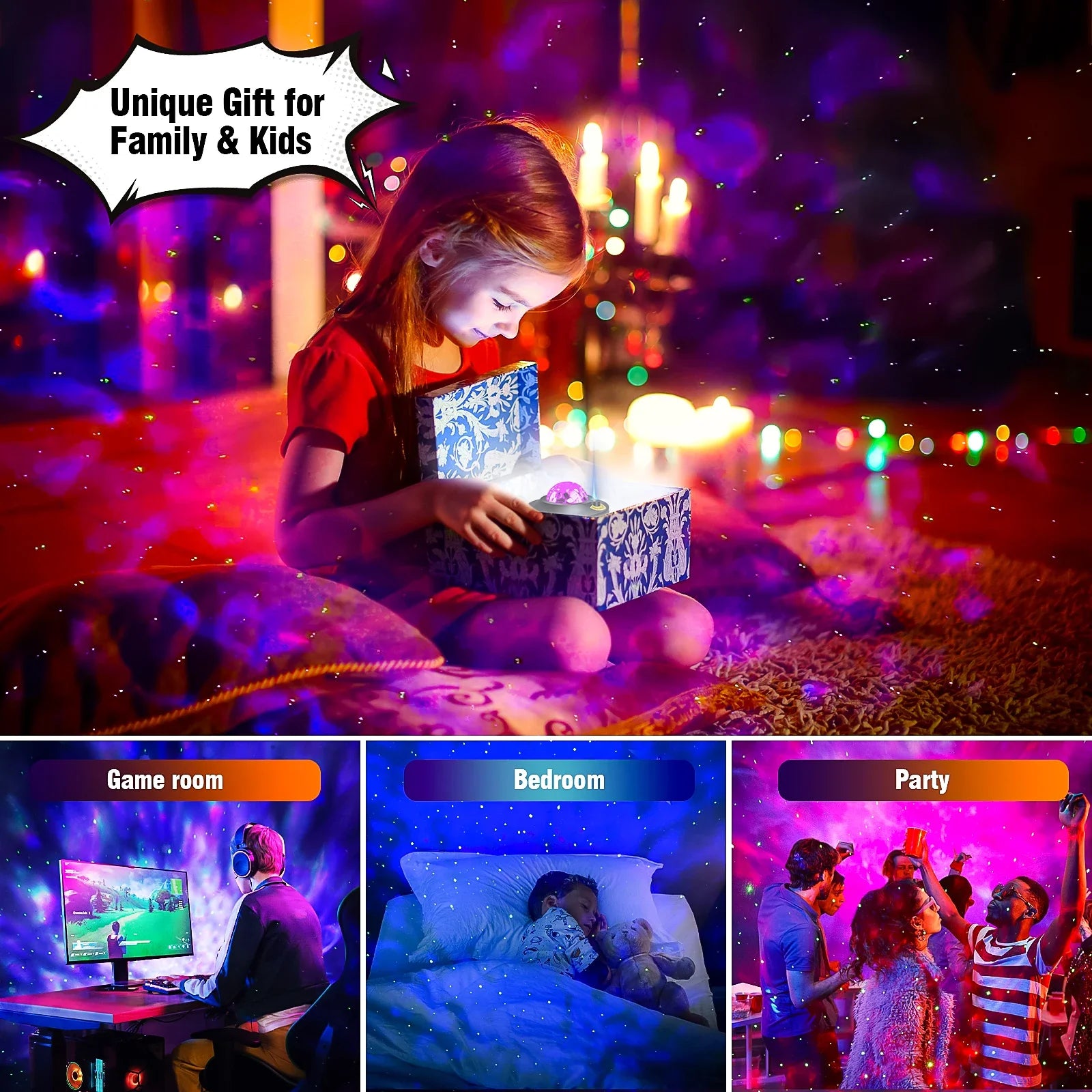 Starry Projector Galaxy Night Light