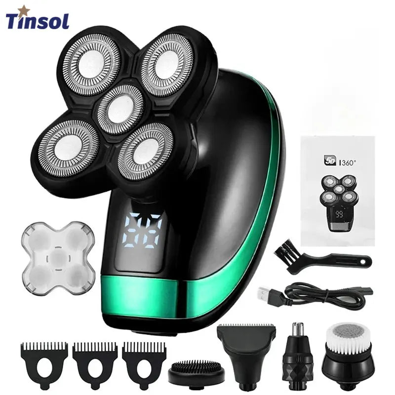 5-in-1 Electric Head Shavers