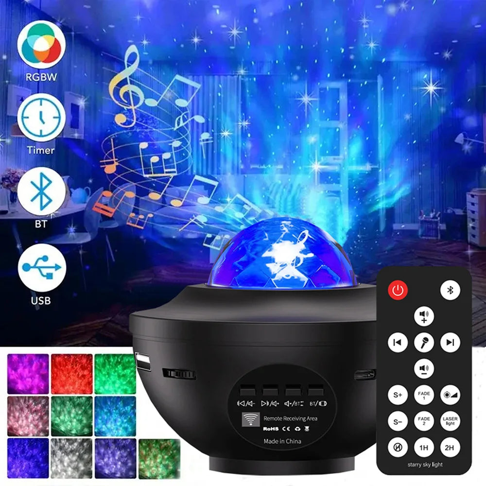 Starry Projector Galaxy Night Light