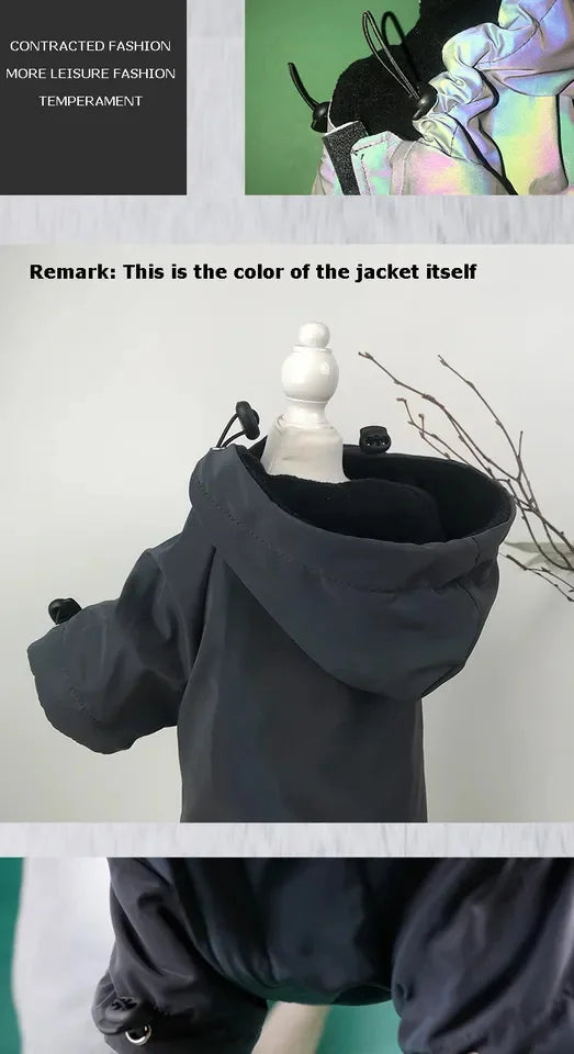 Reflective Dogs Hoodie Jacket