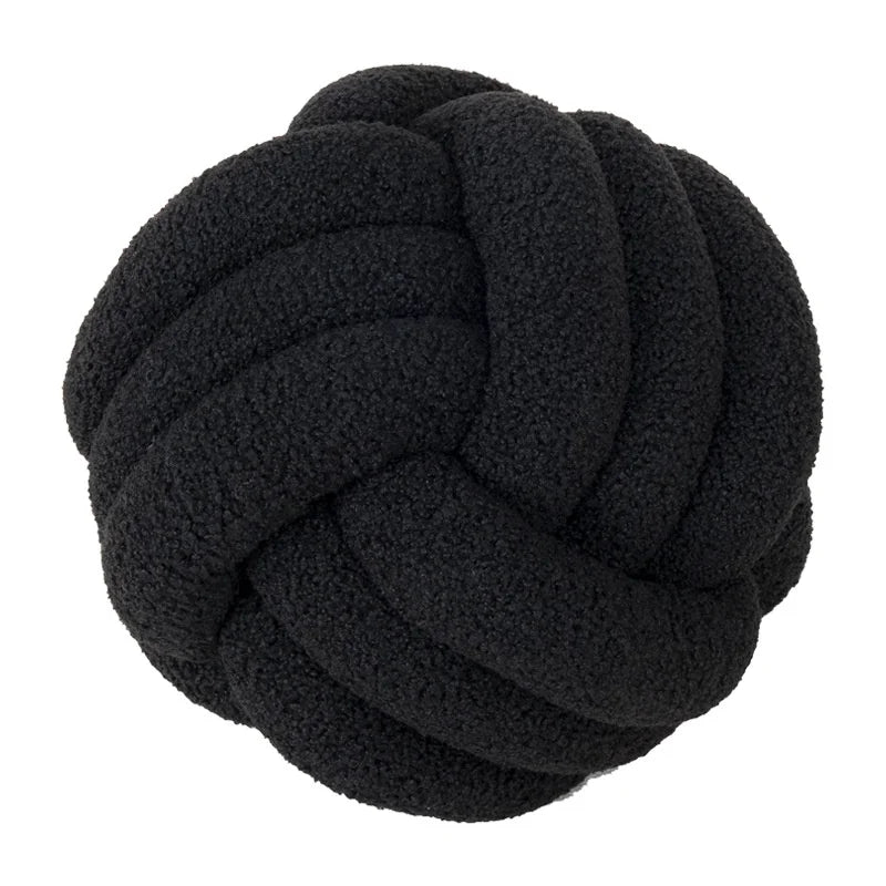 Handmade Knotted Ball Pillow-HomeHeart Collections