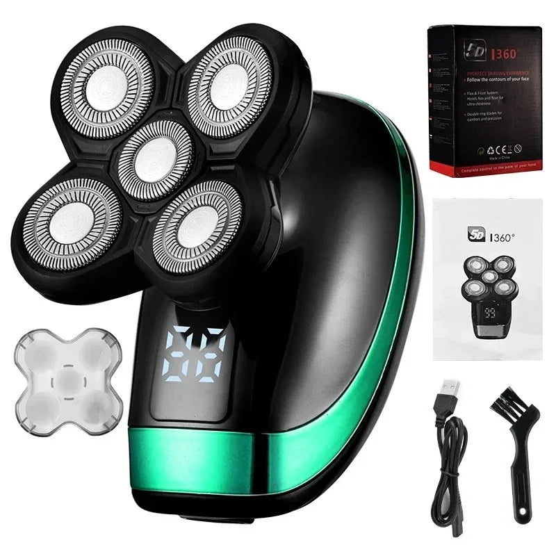 5-in-1 Electric Head Shavers