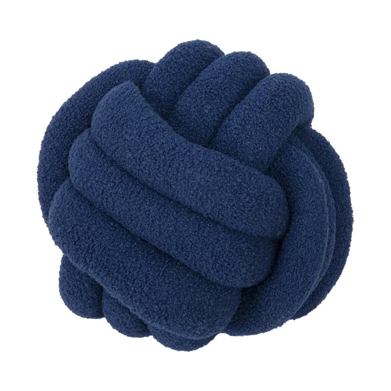 Handmade Knotted Ball Pillow-HomeHeart Collections